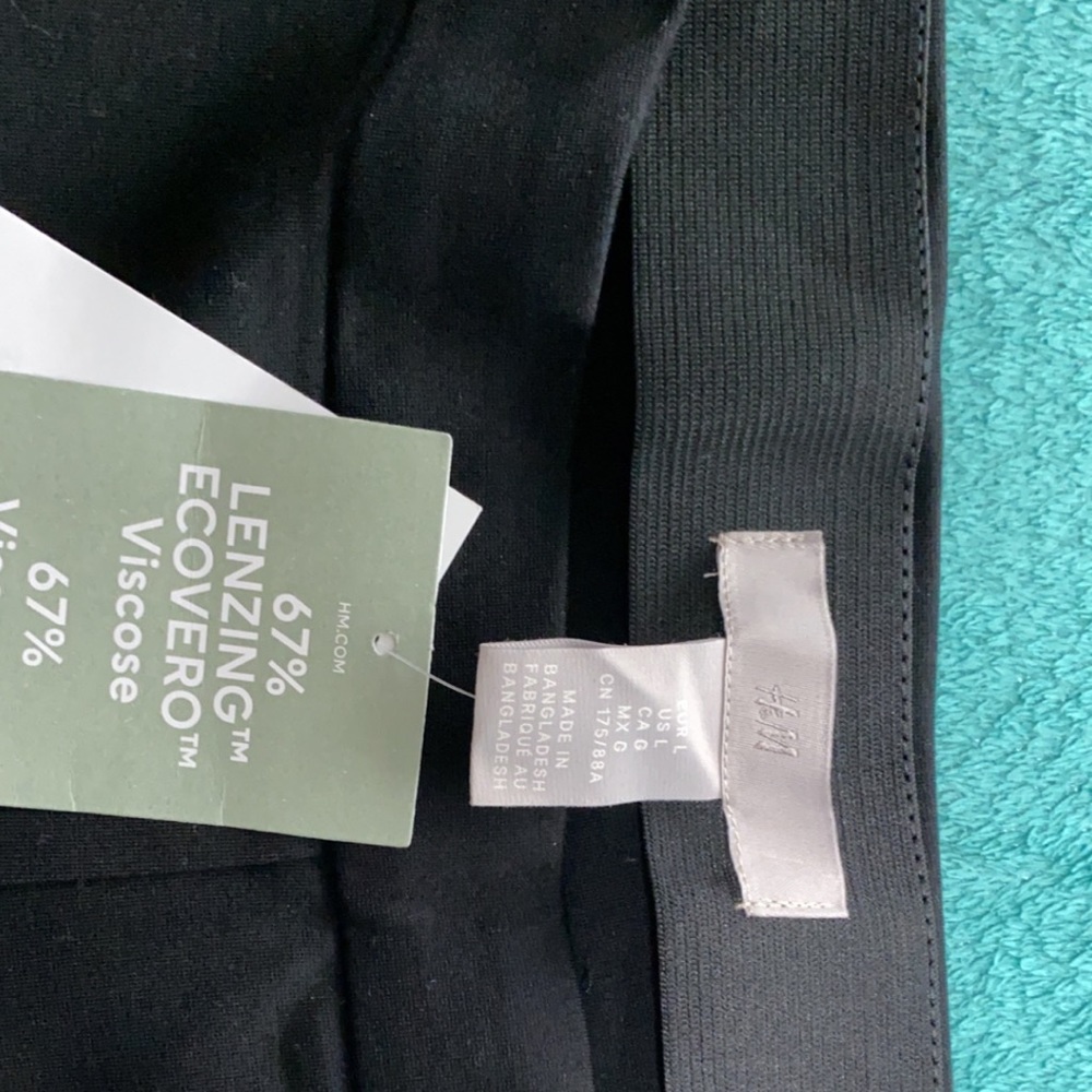 Black work attire slacks